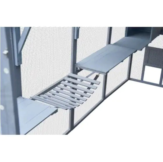 Deluxe Cat Playhouse with Weatherproof Roof