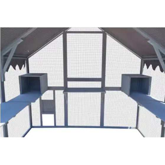 Deluxe Cat Playhouse with Weatherproof Roof