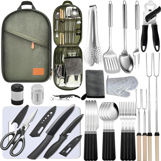 31-Piece Camp Cookout Set